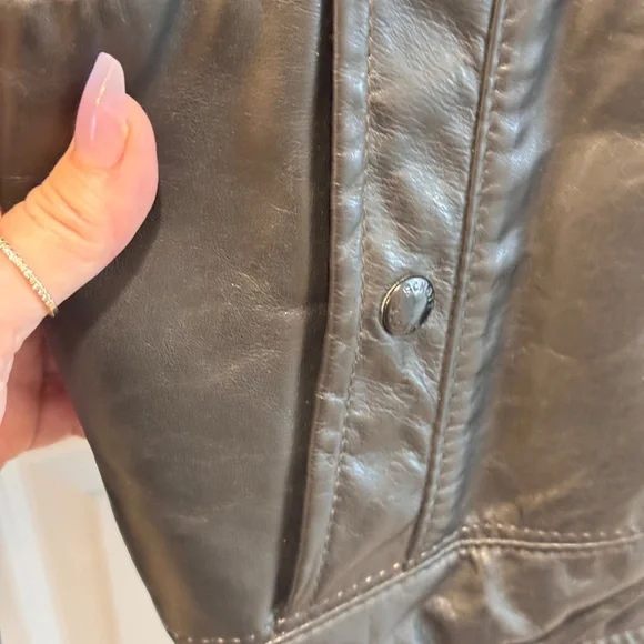 Schott Vintage Black Leather Jacket Size 40 - Picture 8 of 16